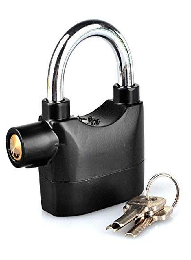 HYDERON Motion Sensor Alarm Security Lock for Home and Office Doors - Heavy-Duty Lock with 3 Keys for Enhanced Safety (Black, Pack of 1 Piece) - Image 1
